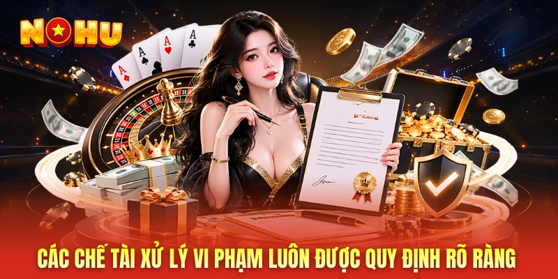  Các chế tài xử lý vi phạm luôn được quy định rõ ràng