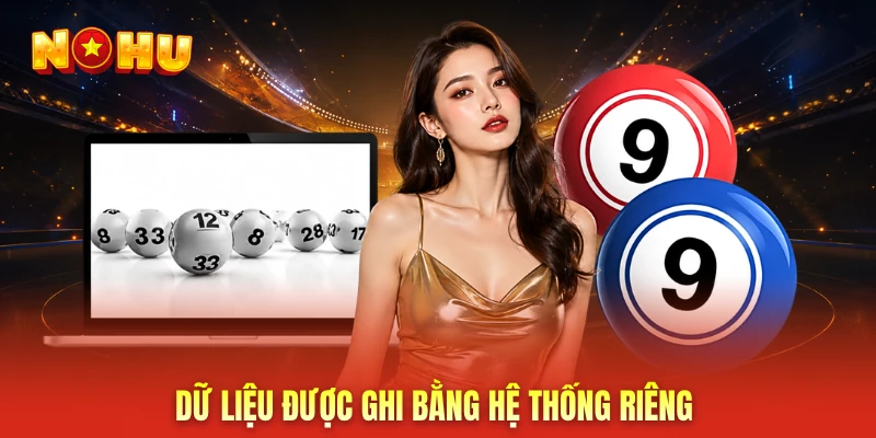 Dữ liệu được ghi bằng hệ thống riêng