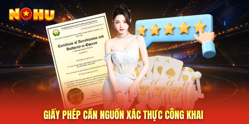 Giấy phép cần nguồn xác thực công khai
