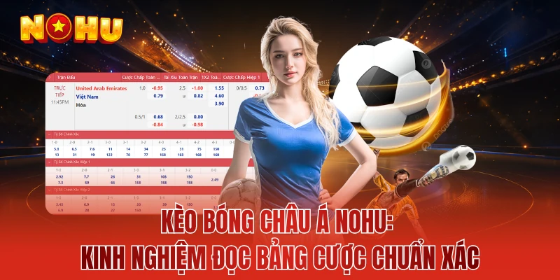 Kèo Bóng Châu Á NOHU: Kinh Nghiệm Đọc Bảng Cược Chuẩn Xác